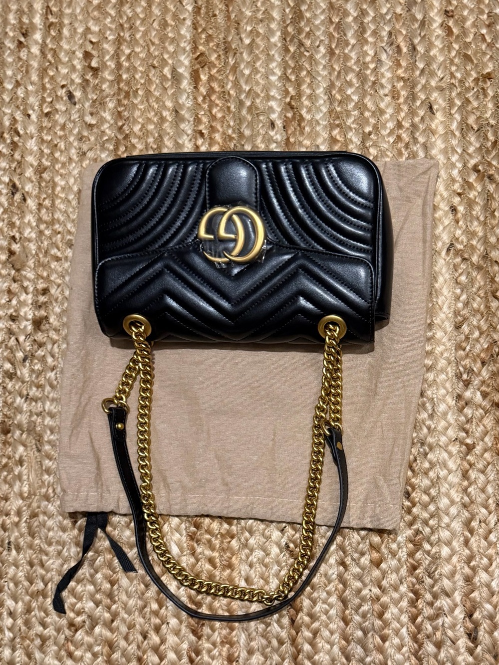 Black Gucci Marmont Bag New Authentic